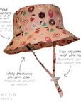 Sherpa Canda Bucket Hat - Pink Pastries (Min. of 2, Multiples of 2)