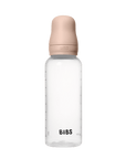 BIBS BPA-Free PP Baby Bottle Round Silicone 1 pack 270 ml Medium Flow Blush (Min. of 2 PK , multiples of 2 PK)