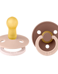 BIBS Pacifier Studio Colour 2 PACK Fusion Latex - Blush Woodchuck Mix (Min. of 2 PK, multiples of 2 PK)