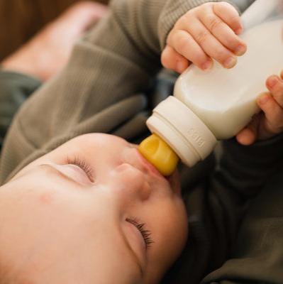 BIBS BPA-Free PP Baby Bottle Round Latex 1 pack 270 ml Medium Flow Ivory (Min. of 2 PK , multiples of 2 PK)