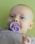 BIBS Pacifier Studio Colour 2 PACK Ladybug Latex - Violet Sky Mix (Min. of 2 PK, multiples of 2 PK)