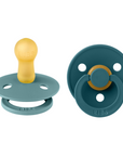 BIBS Pacifier Original COLOUR Latex 2 PK Island Sea/Forest Lake (Min. of 2 PK, multiples of 2 PK)
