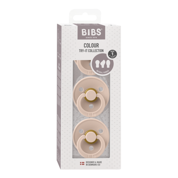 BIBS Try-It Collection Blush 3 Pack (Min. of 2 PK, multiples of 2 PK)