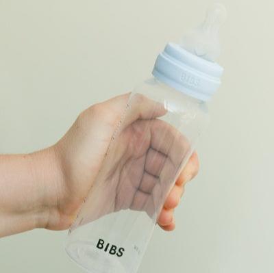 BIBS Grow and Flow BPA-Free PP Baby Bottle Round Latex Set 150 ml / 270ml Ivory (Min. of 2 PK , multiples of 2 PK)