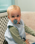 BIBS Pacifier Studio Colour 2 PACK Pin Latex Size 2 - Sky Blue Mix (Min. of 2 PK, multiples of 2 PK)