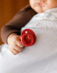 BIBS Pacifier Original COLOUR Latex 2 PK Anatomical Vanilla/Pine (Min. of 2 PK, multiples of 2 PK)