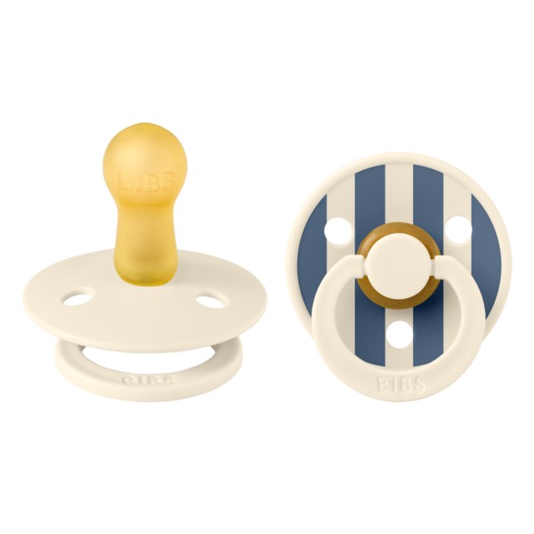 BIBS Studio Colour 2 Pack Pin - Ivory/Steel Blue Mix (Min. of 2 PK, multiples of 2 PK)