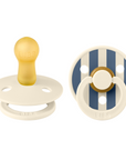 BIBS Studio Colour 2 Pack Pin - Ivory/Steel Blue Mix (Min. of 2 PK, multiples of 2 PK)