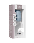 BIBS BPA-Free PP Baby Bottle Round Silicone 1 pack 150 ml Slow Flow Baby Blue (Min. of 2 PK , multiples of 2 PK)