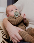 BIBS Pacifier Original COLOUR Latex 2 PK Anatomical Vanilla/Pine (Min. of 2 PK, multiples of 2 PK)