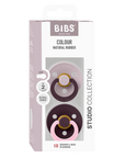 BIBS Pacifier Studio Colour 2 PACK Fusion Latex - Dusky Lilac Plum Mix (Min. of 2 PK, multiples of 2 PK)