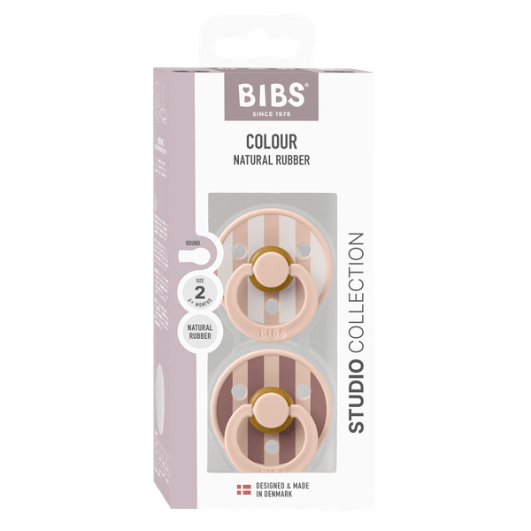 BIBS Studio Colour 2 Pack Block - Blush Mix (Min. of 2 PK, multiples of 2 PK)