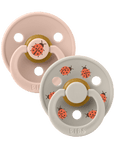 BIBS Pacifier Studio Colour 2 PACK Ladybug Latex - Blush Mix (Min. of 2 PK, multiples of 2 PK)