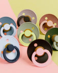 BIBS Pacifier Studio Colour 2 PACK Fusion Latex - Cloud Iron Mix (Min. of 2 PK, multiples of 2 PK)