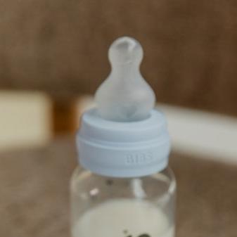 BIBS Baby Bottle Nipple Round Silicone 2 pack Slow Flow (Min. of 2 PK , multiples of 2 PK)