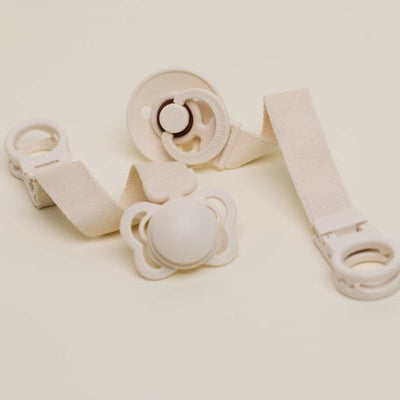 BIBS Pacifier Clip Loop - Ivory (Min. of 2 PK , multiples of 2 PK)