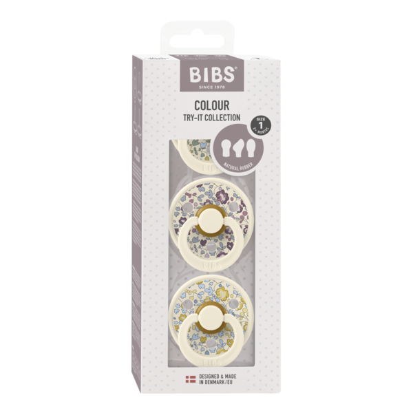 BIBS x Liberty Try-It Collection Eloise 3 Pack (Min. of 2 PK, multiples of 2 PK)