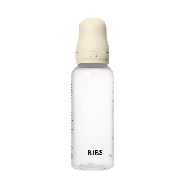 BIBS BPA-Free PP Baby Bottle Round Latex 1 pack 270 ml Medium Flow Ivory (Min. of 2 PK , multiples of 2 PK)