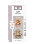 BIBS Pacifier Studio Colour 2 PACK Ladybug Latex - Blush Mix (Min. of 2 PK, multiples of 2 PK)
