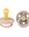 BIBS Pacifier Studio Colour 2 PACK Ladybug Latex - Blush Mix (Min. of 2 PK, multiples of 2 PK)