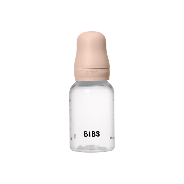 BIBS BPA-Free PP Baby Bottle Round Silicone 1 pack 150 ml Slow Flow Blush (Min. of 2 PK , multiples of 2 PK)