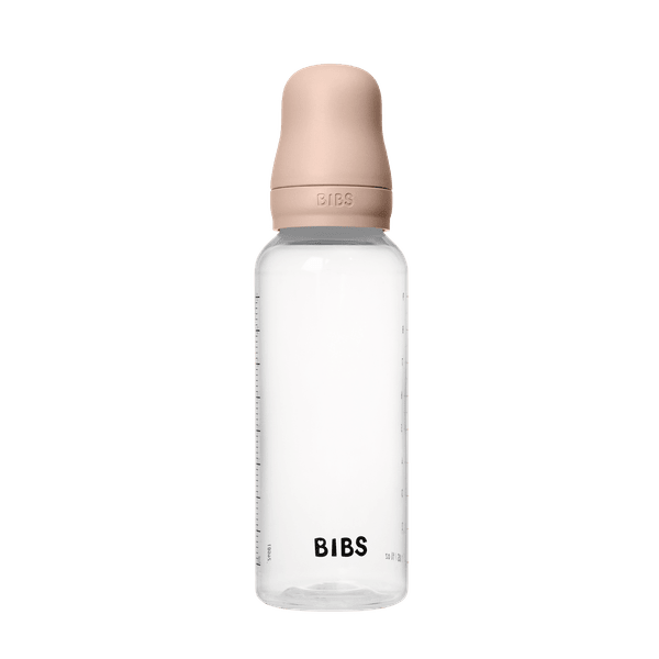 BIBS BPA-Free PP Baby Bottle Round Latex 1 pack 270 ml Medium Flow Blush (Min. of 2 PK , multiples of 2 PK)