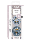 BIBS x Liberty Pacifier Original COLOUR Latex 2 PK Bobo Dusty Blue Mix (Min. of 2 PK, multiples of 2 PK)