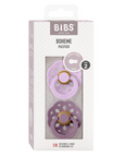 BIBS® Pacifier Boheme Latex 2 PK Violet Sky/Mauve (Min. of 2 PK, multiples of 2 PK)