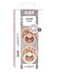 BIBS x Liberty Pacifier Original COLOUR Latex 2 PK June Blossom Blush Mix (Min. of 2 PK, multiples of 2 PK)