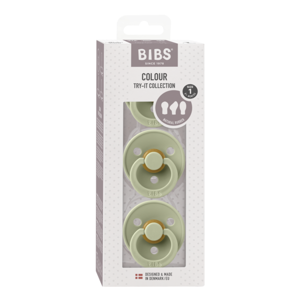 BIBS Try-It Collection Sage 3 Pack (Min. of 2 PK, multiples of 2 PK)