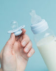 BIBS BPA-Free PP Baby Bottle Round Silicone 1 pack 270 ml Medium Flow Ivory (Min. of 2 PK , multiples of 2 PK)