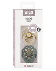 BIBS® Pacifier Boheme Latex 2 PK Vanilla/Pine (Min. of 2 PK, multiples of 2 PK)