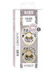 BIBS x Liberty Pacifier Original COLOUR Latex 2 PK Bobo Ivory Mix (Min. of 2 PK, multiples of 2 PK)