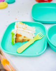 Re - Play Flat Plate 7'' - Aqua (Min. of 2 PK, Multiples of 2 PK) - MAIGHAN DISTRIBUTION CANADA