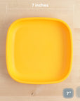 Re - Play Flat Plate 7'' - Sunny Yellow (Min. of 2 PK, Multiples of 2 PK) - MAIGHAN DISTRIBUTION CANADA