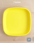 Re - Play Flat Plate 7'' - Yellow (Min. of 2 PK, Multiples of 2 PK) - MAIGHAN DISTRIBUTION CANADA