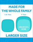 Re - Play Flat Plate 9'' - Denim (Min. of 2 PK, Multiples of 2 PK) - MAIGHAN DISTRIBUTION CANADA
