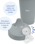Re - Play No Spill Sippy Cup Assembled - Grey (Min. of 2 PK, Multiples of 2 PK) - MAIGHAN DISTRIBUTION CANADA