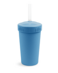 Re - Play Straw Cup with Lid & Straw Assembled - Denim (Min. of 2 PK, Multiples of 2 PK) - MAIGHAN DISTRIBUTION CANADA