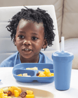 Re - Play Straw Cup with Lid & Straw Assembled - Denim (Min. of 2 PK, Multiples of 2 PK) - MAIGHAN DISTRIBUTION CANADA