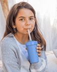 Re - Play Straw Cup with Lid & Straw Assembled - Denim (Min. of 2 PK, Multiples of 2 PK) - MAIGHAN DISTRIBUTION CANADA