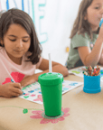 Re - Play Straw Cup with Lid & Straw Assembled - Kelly Green (Min. of 2 PK, Multiples of 2 PK) - MAIGHAN DISTRIBUTION CANADA