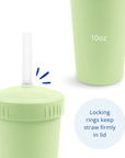 Re - Play Straw Cup with Lid & Straw Assembled - Leaf (Min. of 2 PK, Multiples of 2 PK) - MAIGHAN DISTRIBUTION CANADA