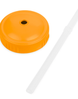 Re - Play Straw Cup with Lid & Straw Assembled - Orange (Min. of 2 PK, Multiples of 2 PK) - MAIGHAN DISTRIBUTION CANADA