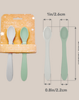 noüka Feeding Spoon Set - Lily Blue/Deep Ocean (Min. of 2 PK, Multiples of 2 PK)