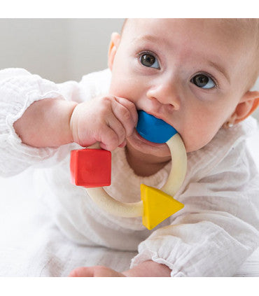 Oli & Carol Teething Ring Basic Colors (Min. of 2 PK, multiples of 2 PK)
