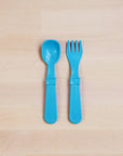 Re-Play 8 PK Packaged Utensils - Sky Blue (Min. of 2 PK, Multiples of 2 PK)