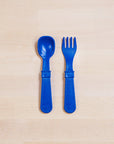 Re-Play 8 PK Packaged Utensils - Navy (Min. of 2 PK, Multiples of 2 PK)