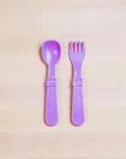 Re-Play 8 PK Packaged Utensils - Purple (Min. of 2 PK, Multiples of 2 PK)