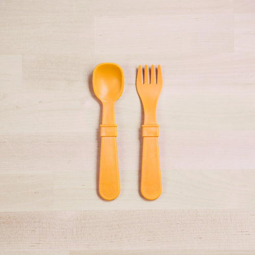 Re-Play 8 PK Open Stock Utensils - Sunny Yellow (Min. of 2 PK, Multiples of 2 PK)